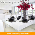 Newstar dining tables white quartz stone hotel table tops